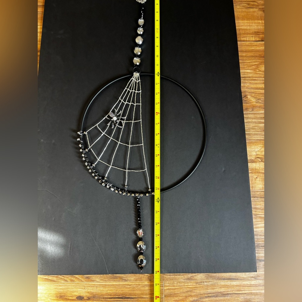 Gothic Spider Web Suncatcher Handmade - Picture 12 of 13